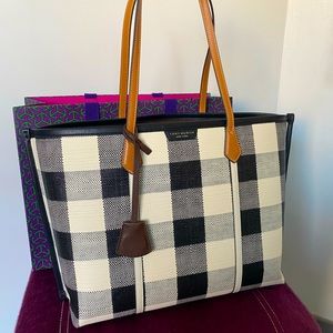 Authentic Tory Burch Triple Compartment Tote stylish, versatile, and functional